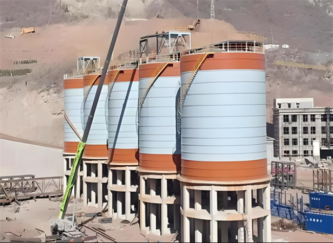 岳塘高架钢板仓